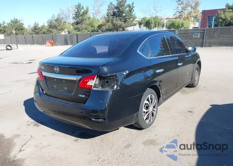 2014 Nissan Sentra S z USA, uszkodzony, nr VIN 3N1AB7AP7EY292071